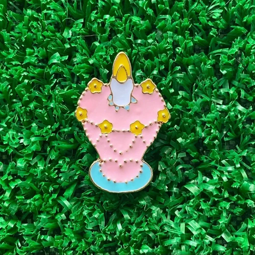 Candle Alice Wonderland Collection Enamel Pin